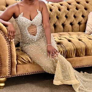 Detailed Formal Gown